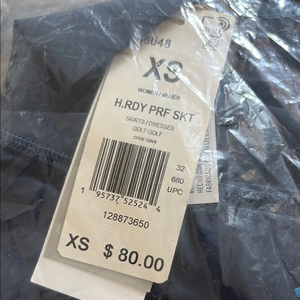 NWT [Adidas] HEAT.RDY Sport 15" Golf Skort Skirt in Crew Navy Blue Women’s Sz XS - Picture 9 of 12